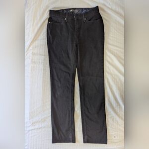 Levi's Perfect Waist 525 Straight Leg Black Denim Jeans Size 29